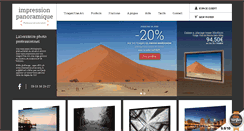 Desktop Screenshot of impression-panoramique.com