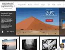 Tablet Screenshot of impression-panoramique.com